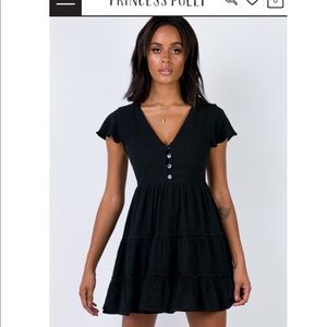 Princess Polly black dress. NWOT